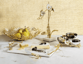 Orchid Large Cheese Board W/ Knife